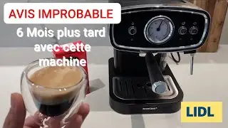 AVIS CHOQUANT: 6 Mois avec ma machine   à café LIDL- la vérité révélée!#lidl #silvercrest #crashtest