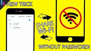 SHARE YOUR WI-FI INTERNET WITHOUT PASSWORD!! 😍