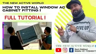 Window Ac Ko Kaise Install karen | How T0  Install  Window Air Conditioner| Complete Information