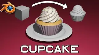 Cupcake modellieren | Blender Tutorial Deutsch
