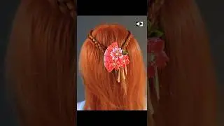 9х5,5см. Бант заколка в виде веера для Аниме Косплея #аниме #заколка #БантАниме #косплей