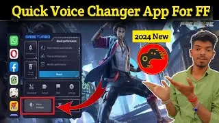 How to change voice like cartoon raistar | Best voice changer app for free fire game 2024