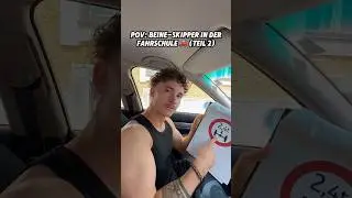POV: Beine-Skipper in der Fahrschule…🚗💀