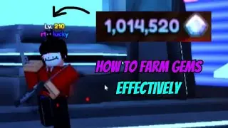 HOW TO FARM GEMS EFFECTIVELY | anime vanguards