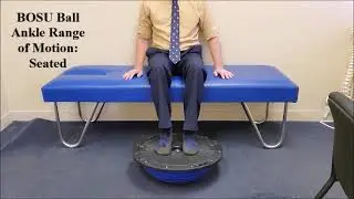 BOSU Ball Seated Ankle Range of Motion