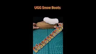 Disassemble A Pair $100 UGG Winter and Snow Boots #asmr #ugg #winterboots #uggboots #snowboots