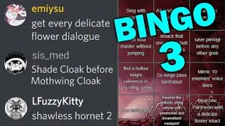 The Toughest Hollow Knight Viewer Bingo Yet