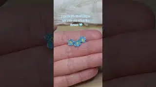 microcrochet forget me nots 💙