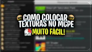 ✅[MUITO FÁCIL] COMO COLOCAR 𝗧𝗘𝗫𝗧𝗨𝗥𝗔𝗦 𝗢𝗨 𝗦𝗛𝗔𝗗𝗘𝗥𝗦 NO MCPE