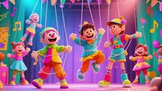 String Puppet Party 🎭🪢🎶 | Kids Puppet Song | Fun Dance & Imagination Music