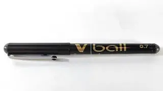 pilot V-Ball 07 - Liquid Ink Rollerball pen - Black - Medium Tip