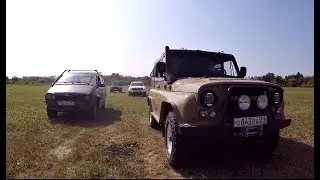 Лада Надежда на ТРАКТОРНЫХ ШИНАХ против ВСЕХ!!! Ваз 2120 vs Уаз vs Луаз vs Duster vs Нива