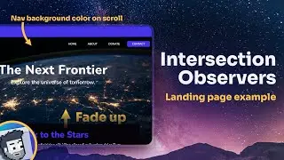 Fade Navbar and Images on Scroll (with the Intersection Observer JavaScript API)