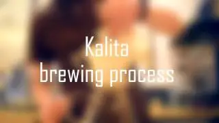 Kalita wave brewing process