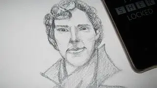 How to draw Sherlock (speedpainting)