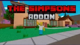 jugando los Simpsons en Minecraft