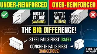 Types of Beam Sections | Difference b/w Under-Reinforced & Over-Reinforced Section | RCC | Civil |