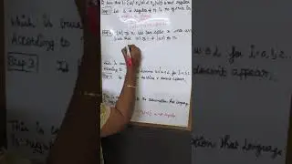 Prove that given language is not regular