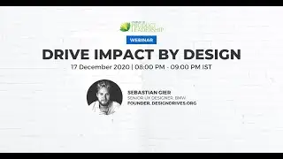 Drive Impact by Design | Sebastian Gier, Senior UX Designer, BMW