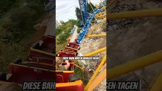 DIESE ACHTERBAHN WIRD ABGERISSEN! 😱😓 #freizeitpark #achterbahn #shorts #youtubecreatorcommunity