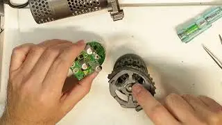Dyson v10 Motor Electronics Disassembly and how it works
