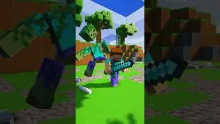Minecraft Kratos Jumps off Cliff (Part 5) #shorts