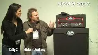 Michael Anthony of Chickenfoot Chats With Kelly Z @ Peavey Exhibit @ NAMM 2013