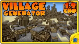 Minecraft: Village Generator in only one command! (1.9)