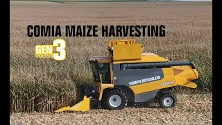 Sampo Rosenlew Comia Maize Harvesting