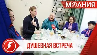 Глава Пуровского района Антон Колодин пообщался с семьёй Пяк