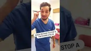 How To Stop A Twitching Eyelid 