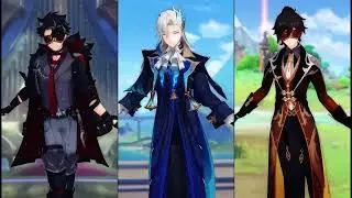 【4K/MMD/原神GenshinImpact】 Neuvillette Wriothesley Zhongli/tell me/ #genshinimpact