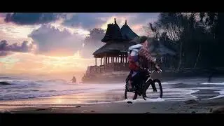 riding a bike in bali