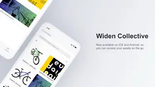 The Widen Collective mobile app for DAM