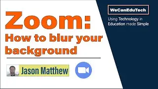 How to blur your video background in Zoom