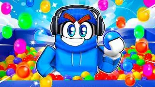 Making a Level 1,000,000 BALL PIT in Roblox