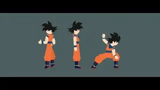Pivot Animator | Making 360 Goku's body on Pivot Animator | Pivot Time Lapse #1 