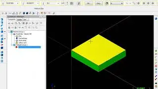 Face milling with mastercam