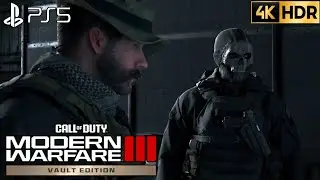 Family Affair Call of Duty Modern Warfare 3 2023 Cinematic 4K HDR PS5 | MW3 Family Affair Cutscene