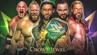 WWE Crown Jewel 2021 Full Match Card!