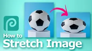 How to stretch image in Photopea