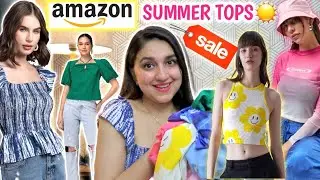 Trendy AMAZON Summer Tops ₹262/-😍| Amazon Tops Haul | Summer Tops | Amazon Haul