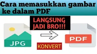 Convert jpg to pdf (merubah gambar jadi pdf langsung jadi )