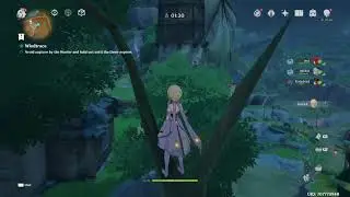I hid in a tree the whole time! Windtrace event - Genshin Impact