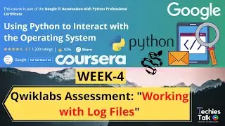 Using Python to Interact with the Operating System WEEK 4 Qwiklabs Assessment Coursera | by Google
