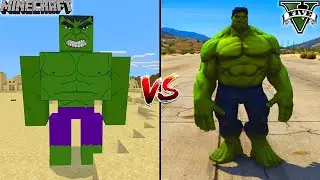 MINECRAFT HULK vs GTA 5 HULK - WHICH IS BEST?