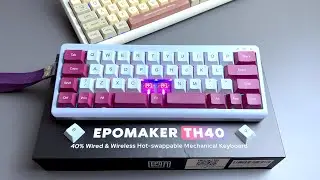 Epomaker TH40 Unboxing and Gameplay! - Taschenkeyboard?!