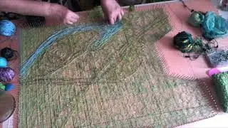 Крейзи вул  Crazy wool Как я делала декор нитями в технике крейзи, ч.3