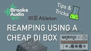 Reamping using a cheap passive DI box
