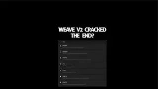 🔱Weave v2 Cracked [RELEASE] + DLL Weave🔱
